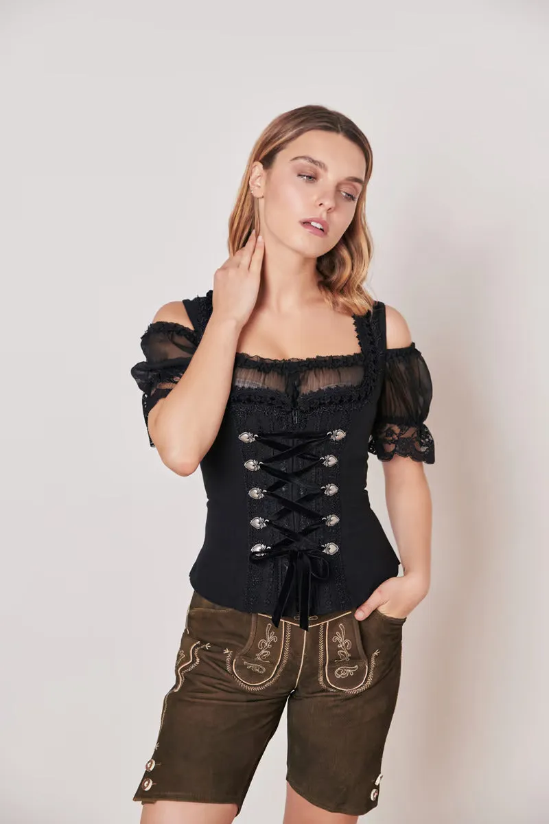 Kruger Traditional Bodice "Moonnight" black