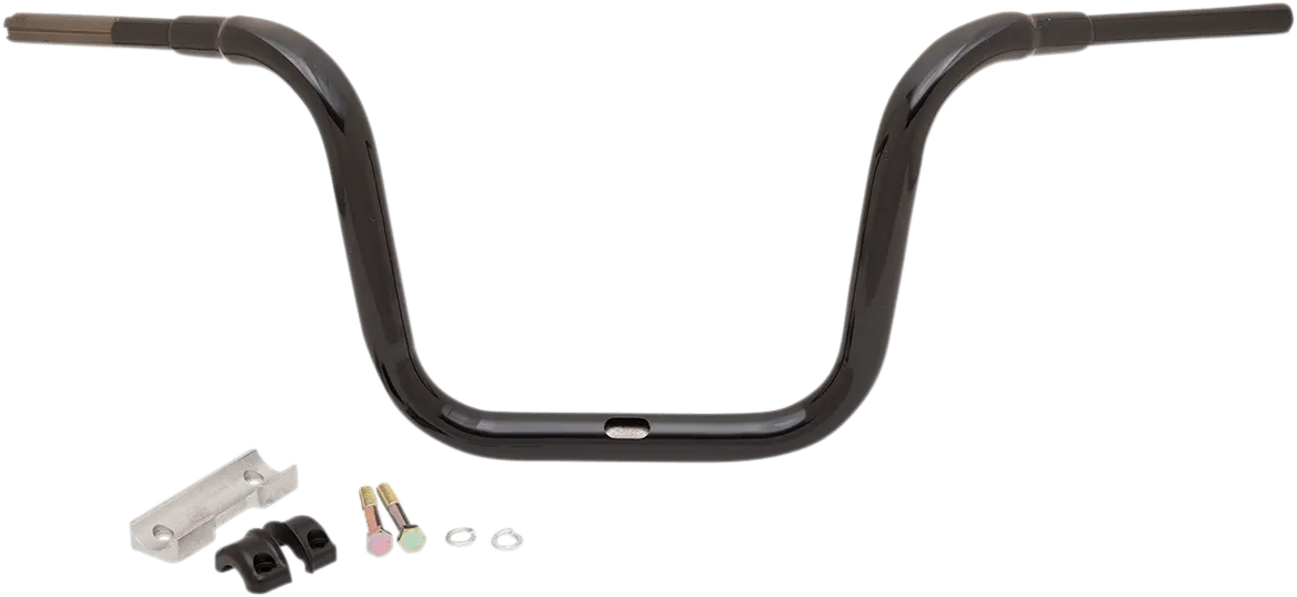LA Choppers LA-7314-12B 1-1/2in. Traditional Ape Hanger Handlebar - Black
