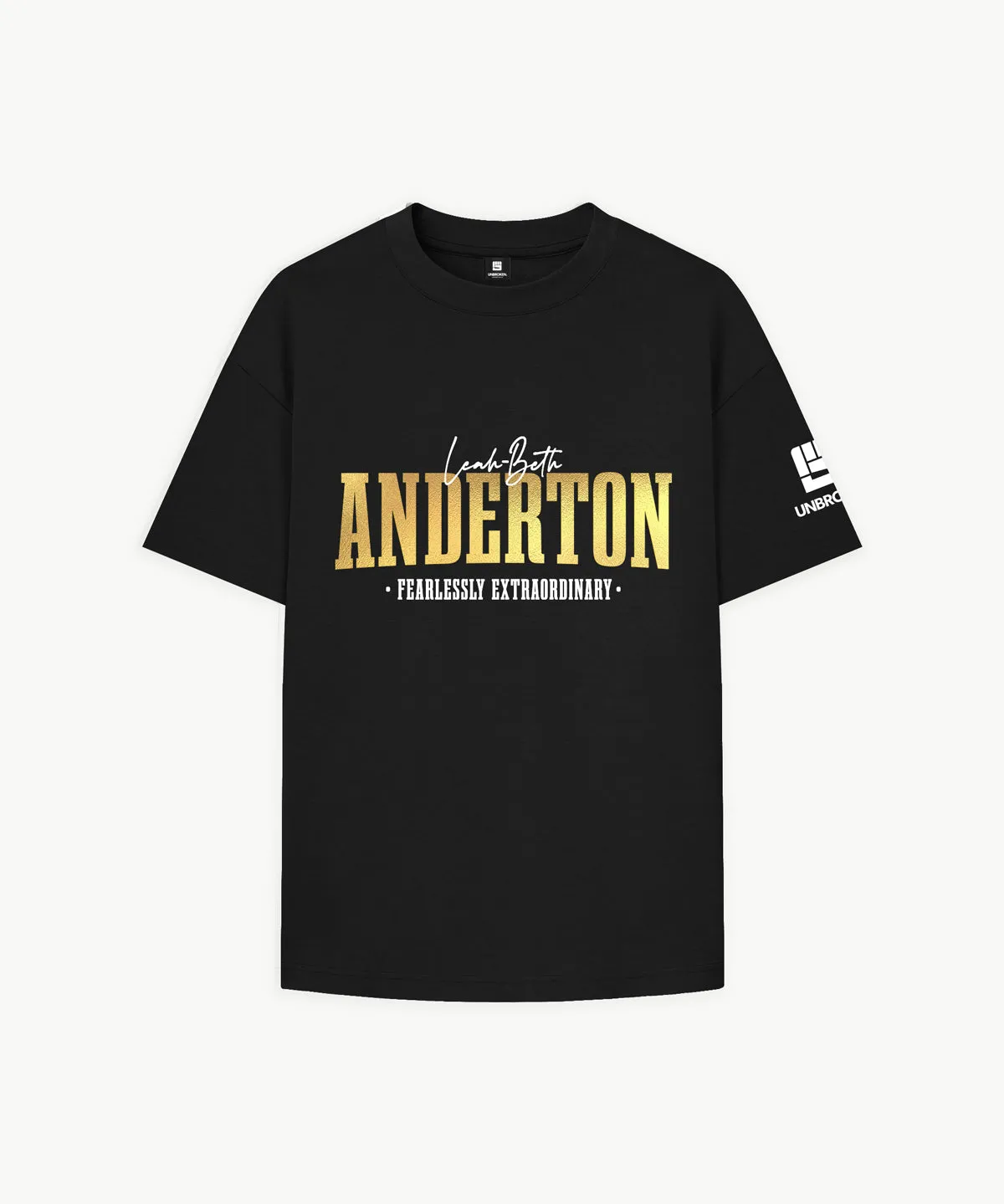 LEAH-BETH ANDERTON x UNBROKEN Classic Tee in Black