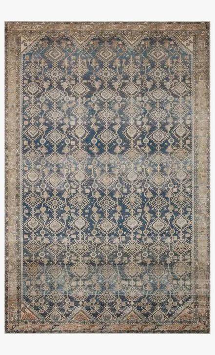 Lenna Rug Magnolia Home by Joanna Gaines - LEA-01 Indigo/Natural