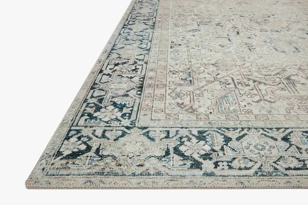 Lenna Rug Magnolia Home by Joanna Gaines - LEA-06 Natural/Denim