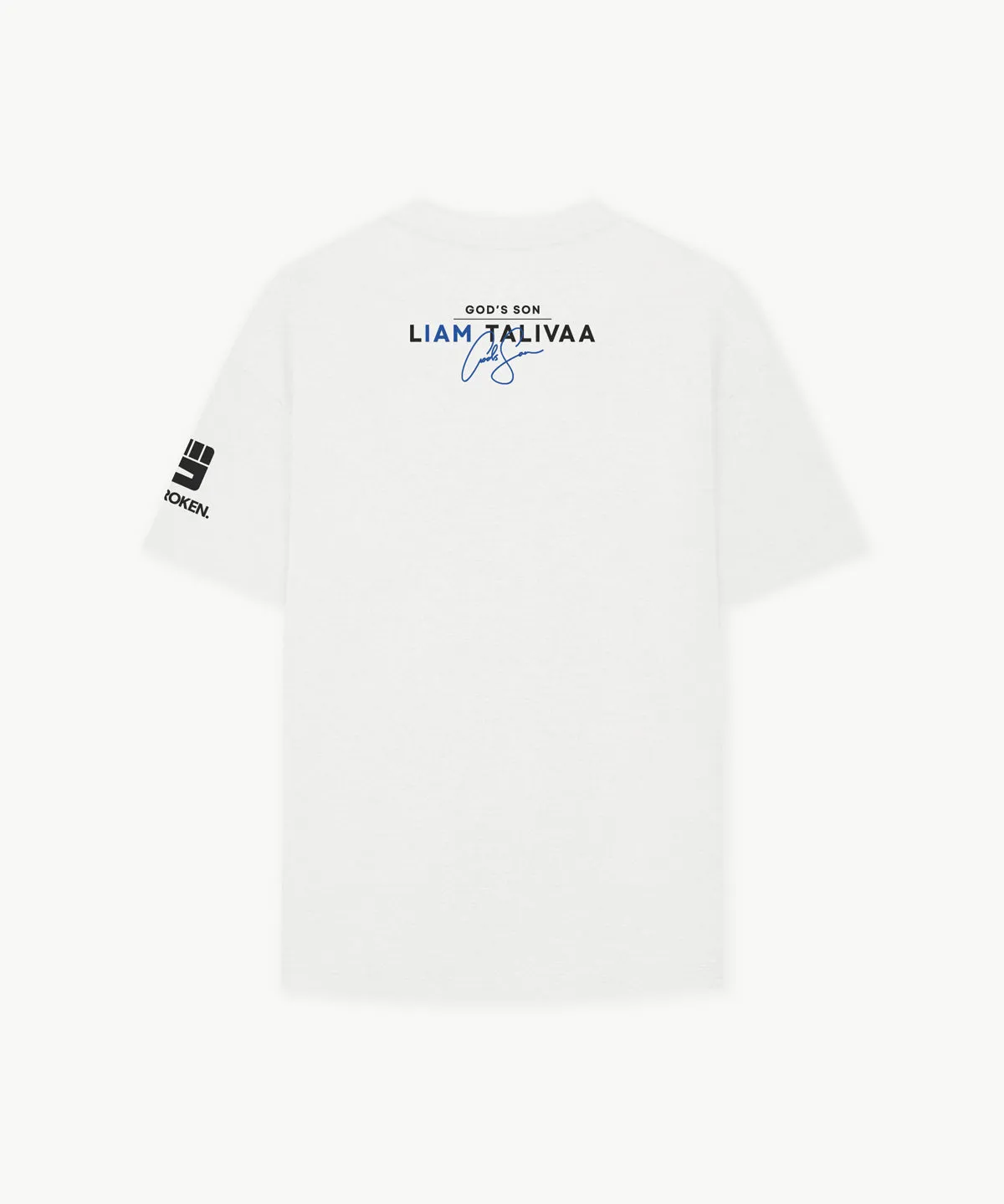 LIAM TALIVAA x UNBROKEN Classic Tee in White