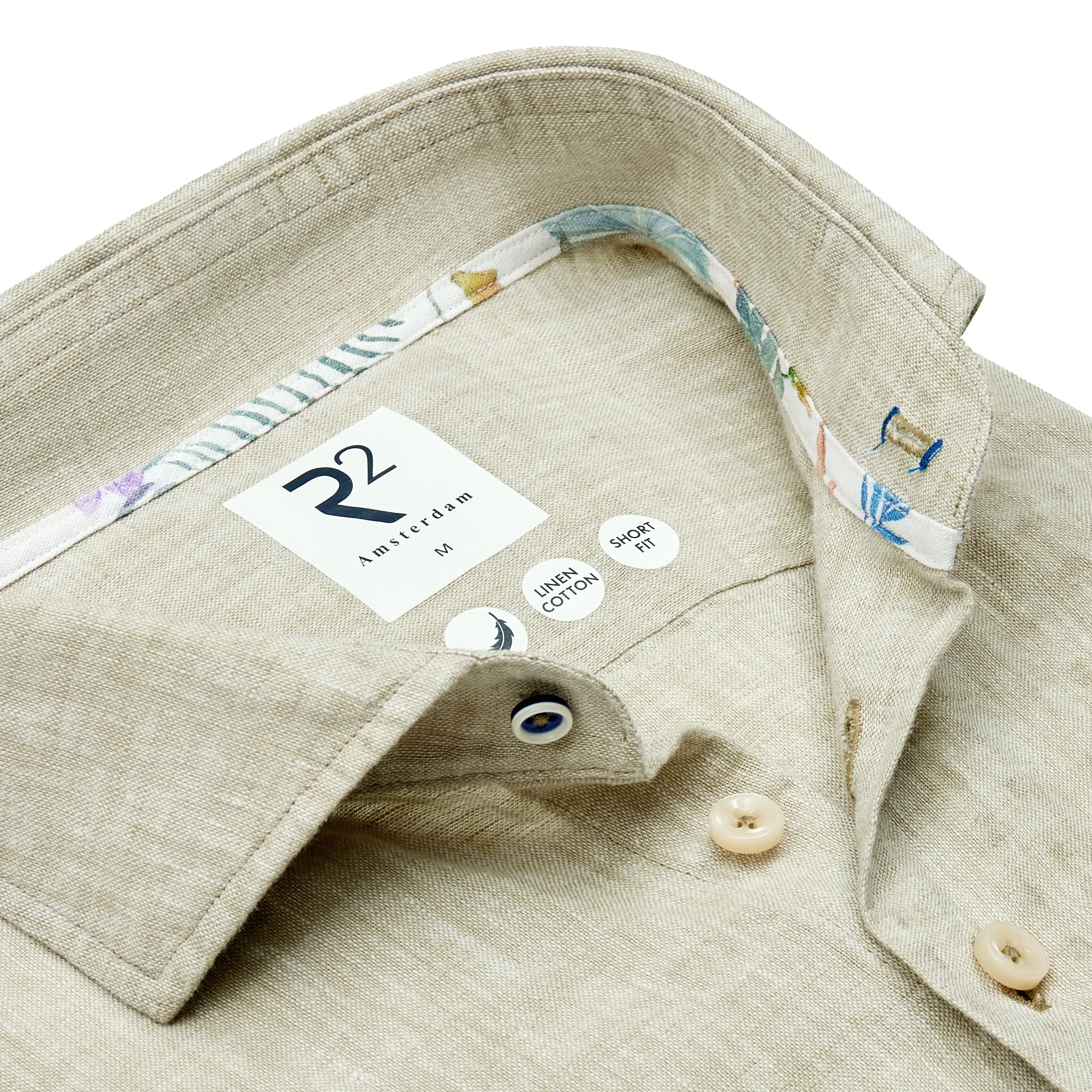 Linen blend shirt