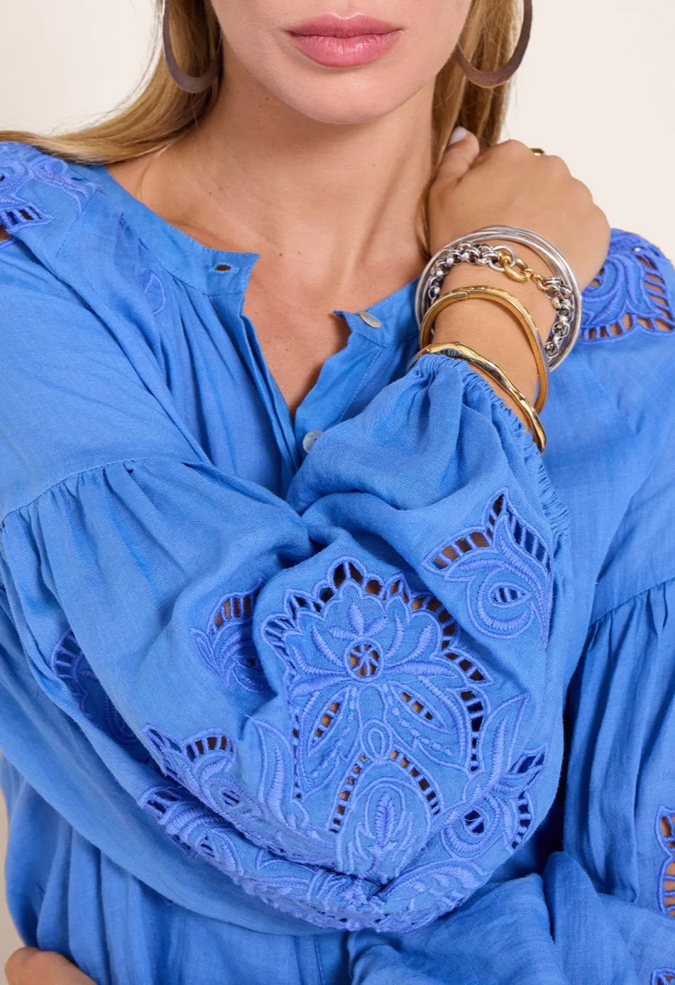 Liwa Long Dress Fiucci Blue