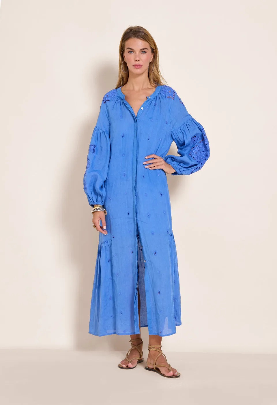 Liwa Long Dress Fiucci Blue