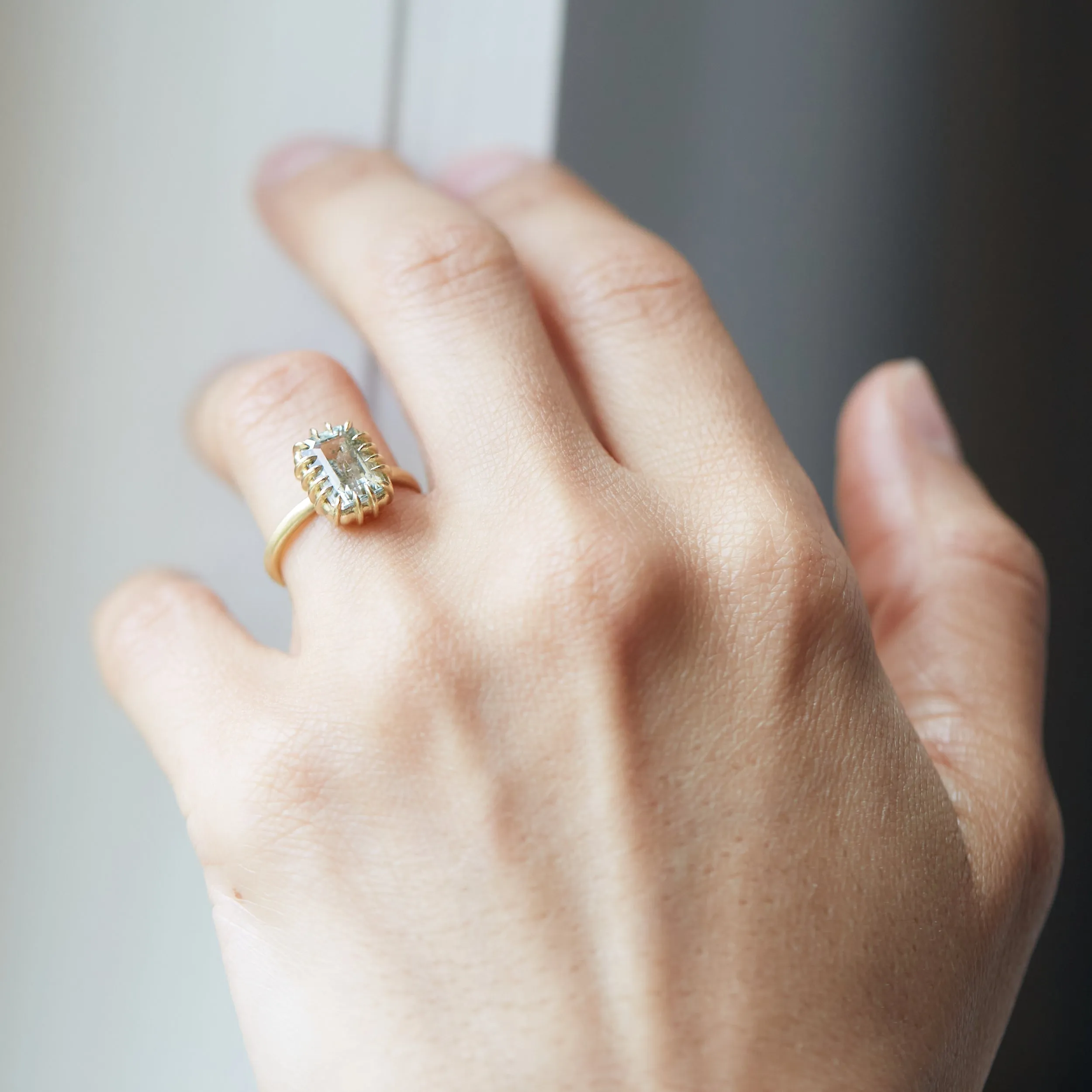 Looking Glass Tourmaline Vanity Ring