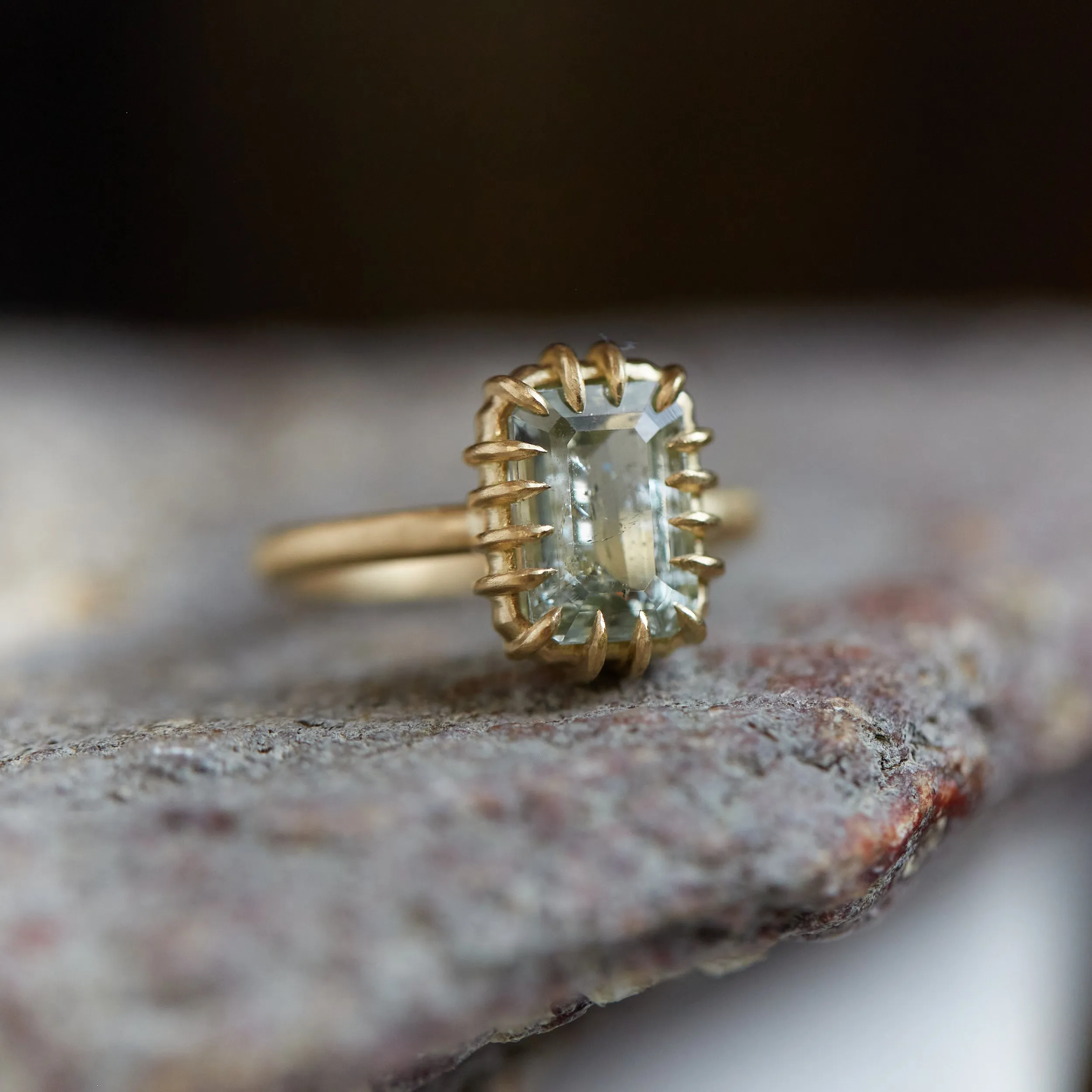 Looking Glass Tourmaline Vanity Ring