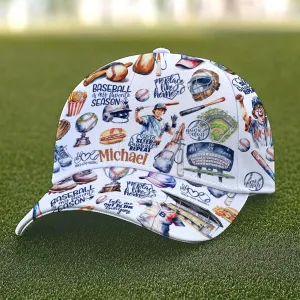 Love Baseball Season - Personalized Baseball Classic Cap