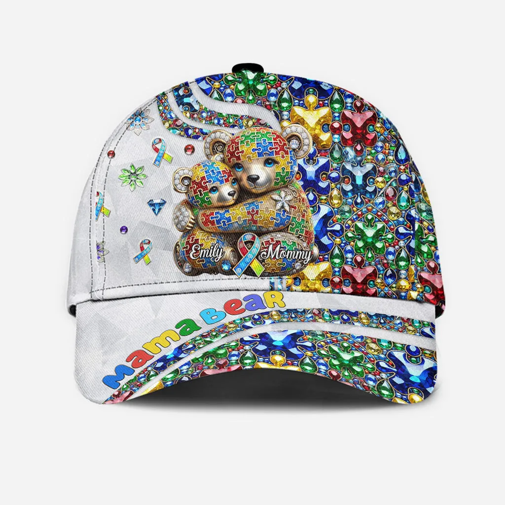 Mama Bear - Personalized Autism Awareness Classic Cap
