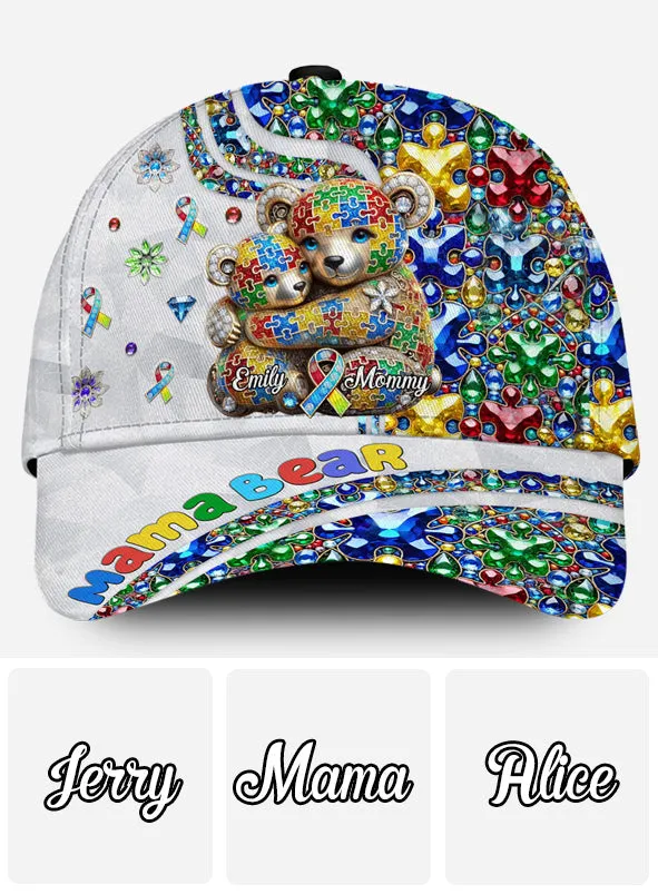 Mama Bear - Personalized Autism Awareness Classic Cap