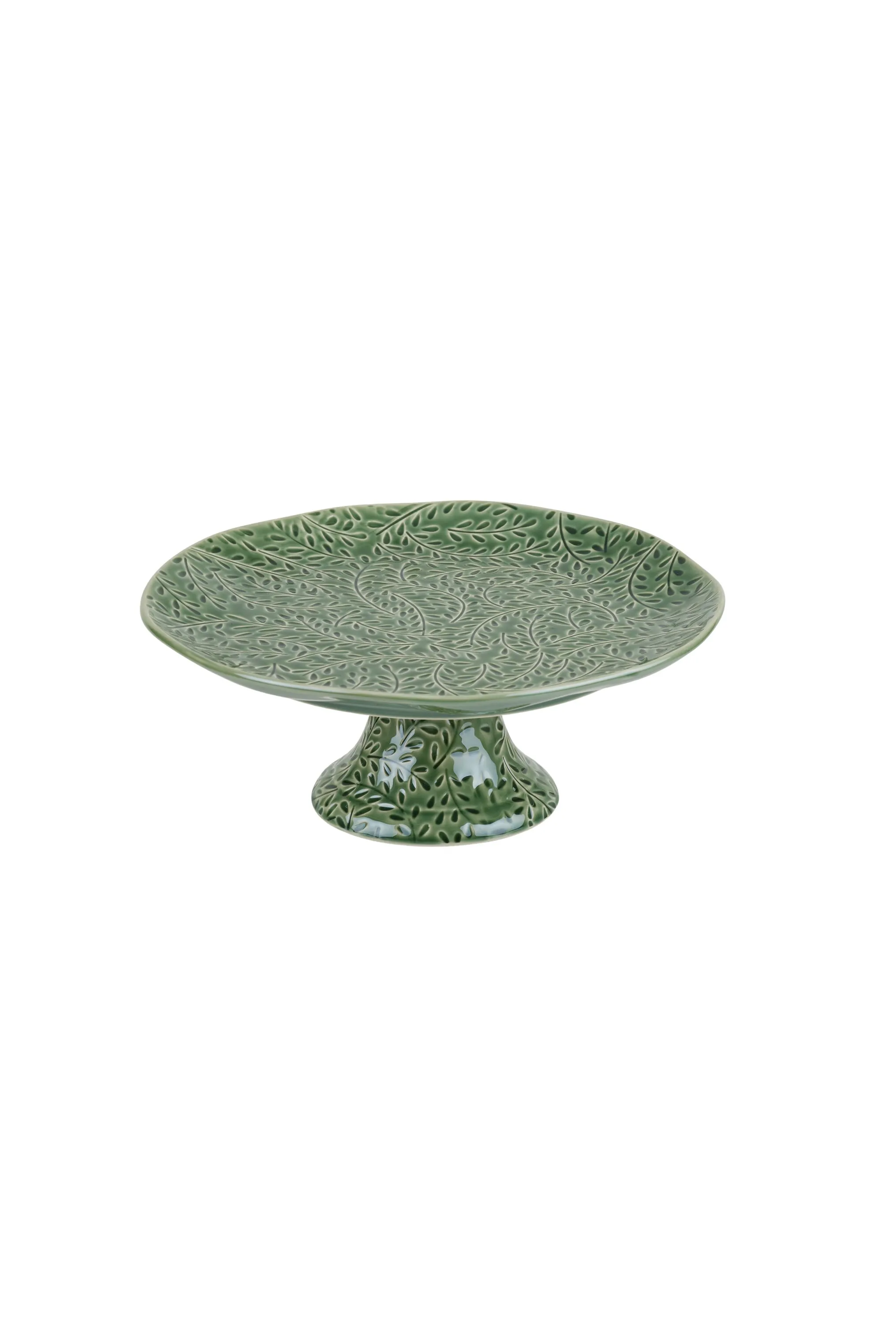 Marseille Green Ceramic Footed Platter
