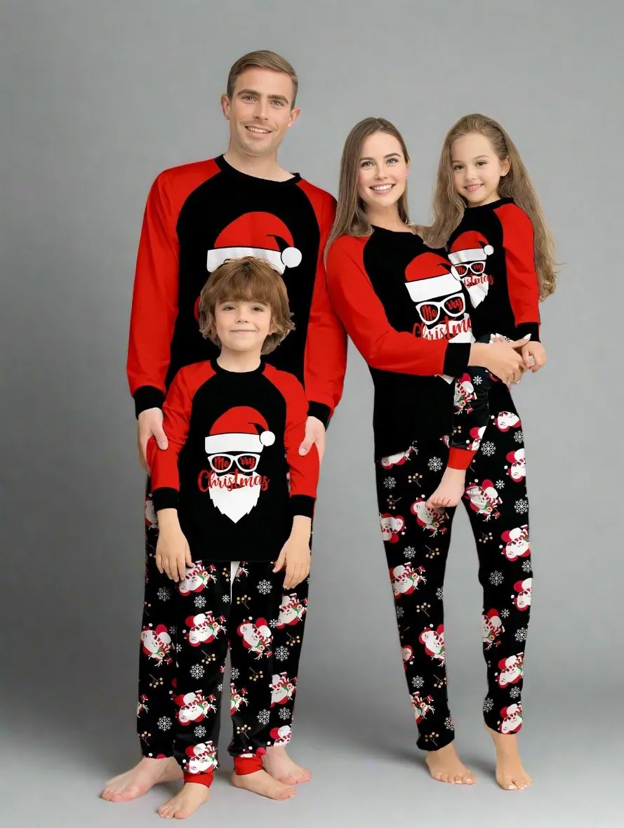 Matching Family Christmas Hats Pajamas