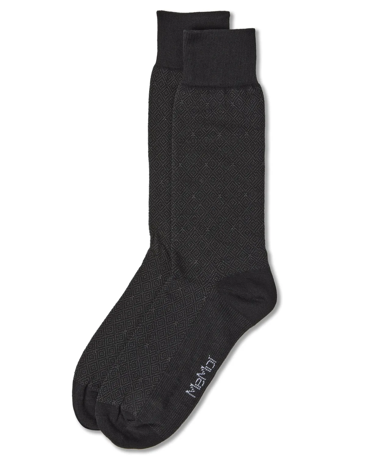 Men's 3 Pair Pack Assorted Mercerized Cotton Blend Crew Socks