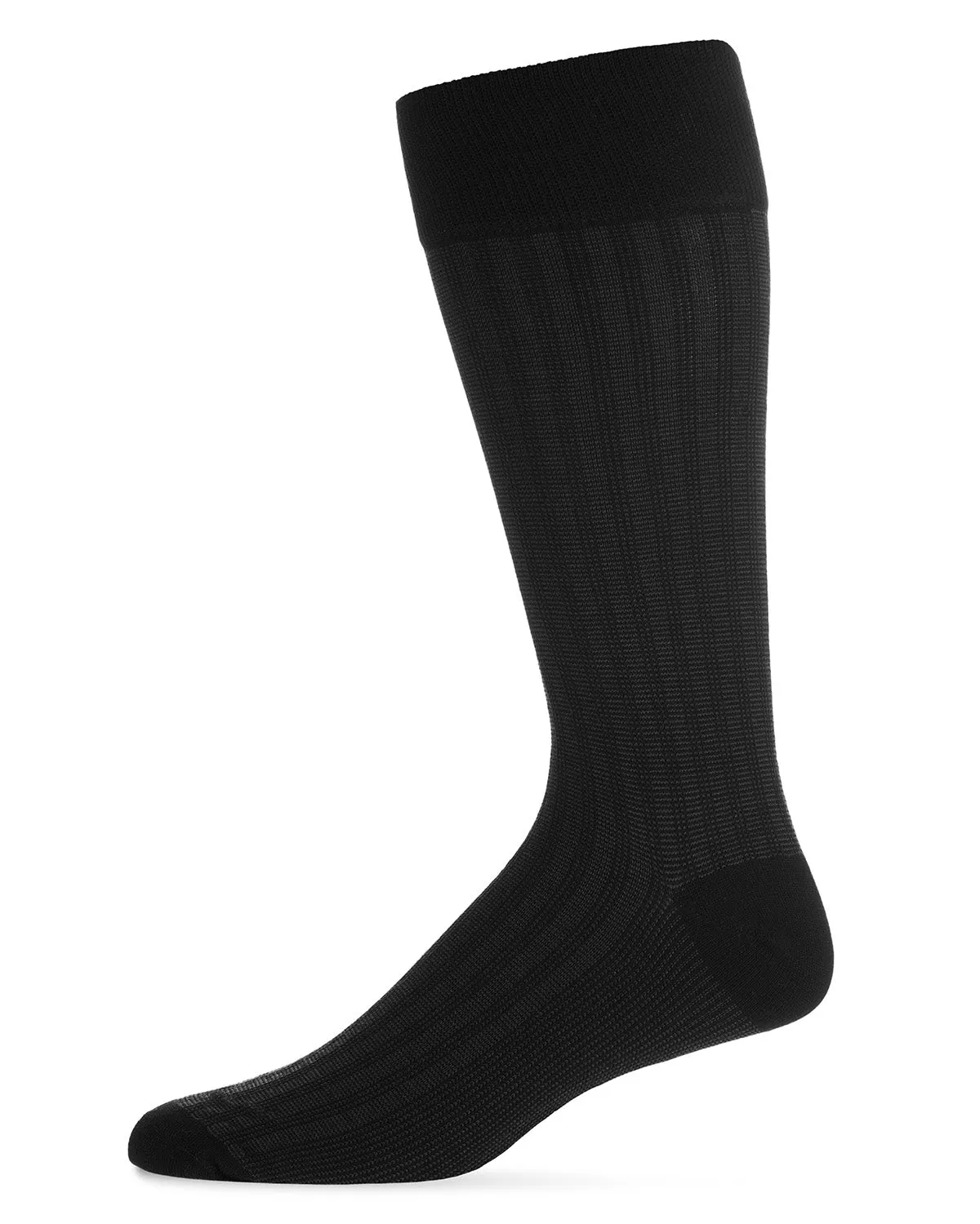 Men's 3 Pair Pack Assorted Mercerized Cotton Blend Crew Socks