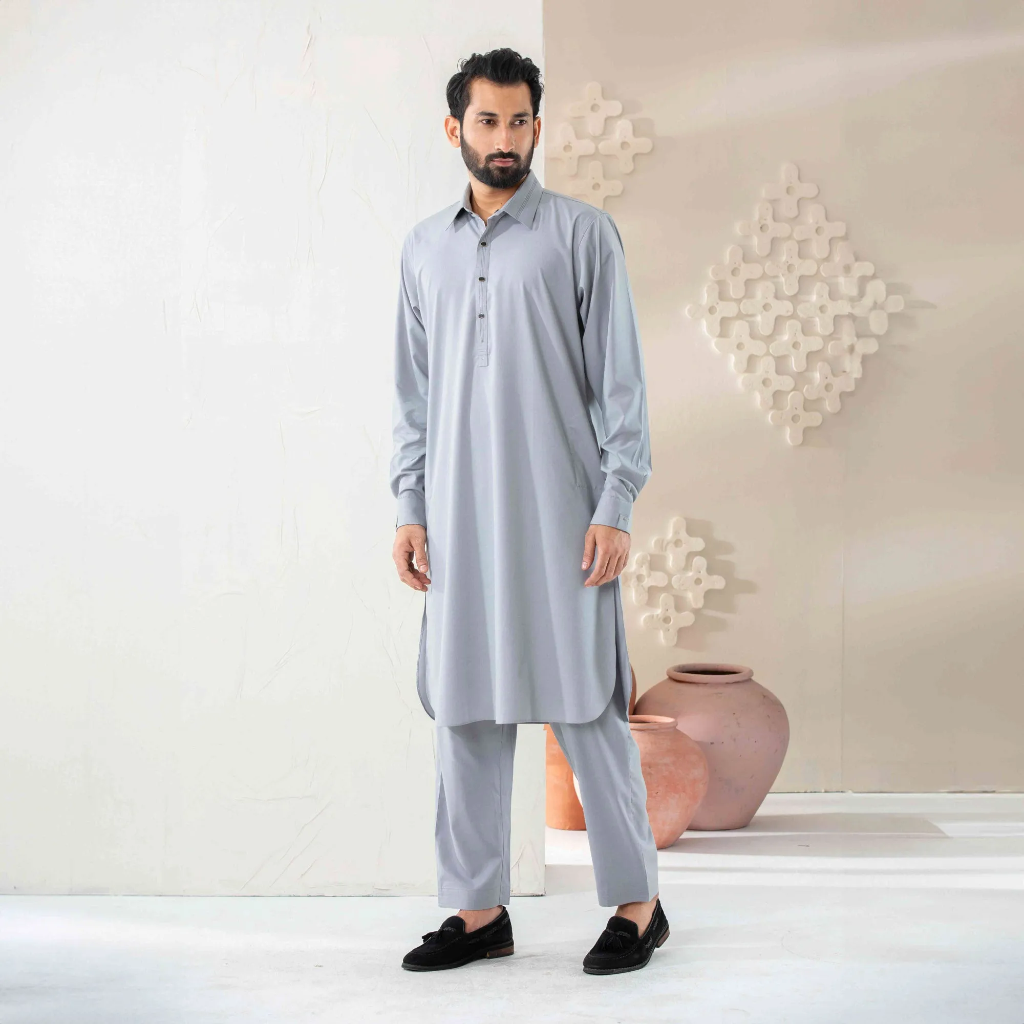 Mens Ash Kabli Set