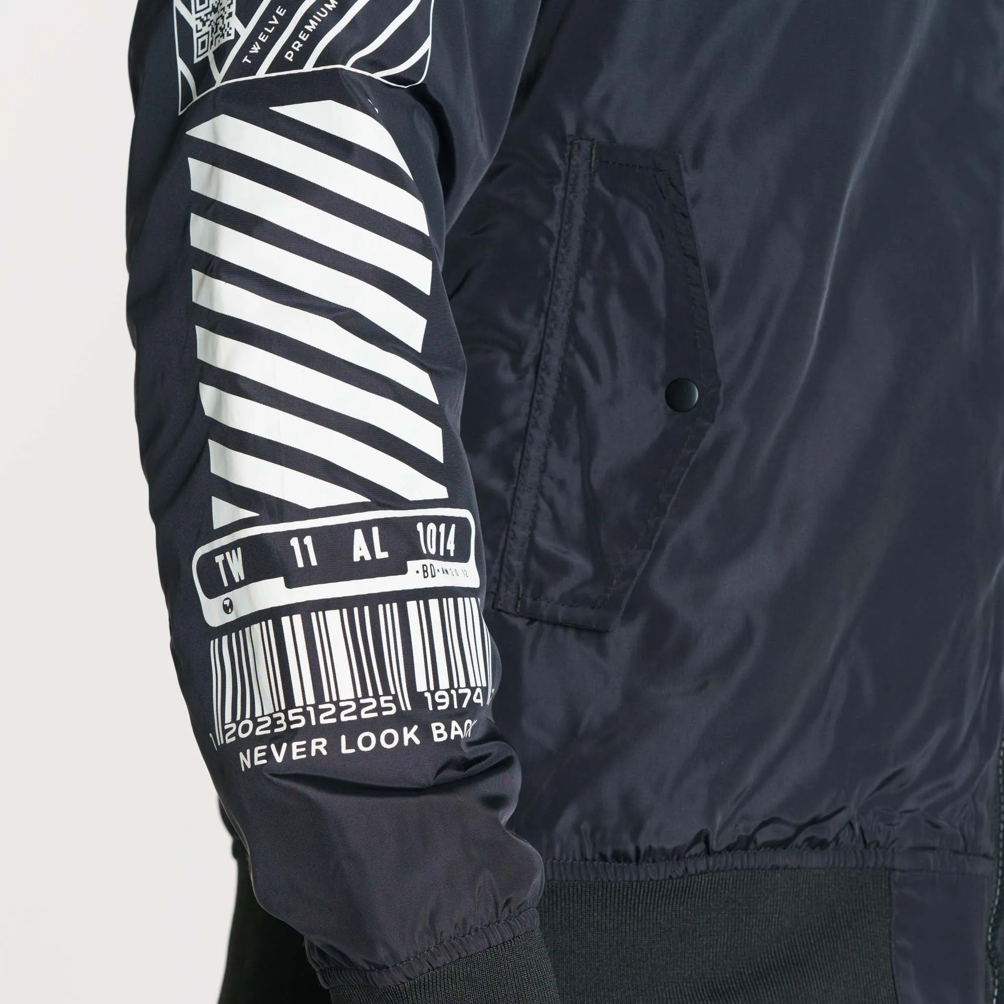 Mens Black  Bomber