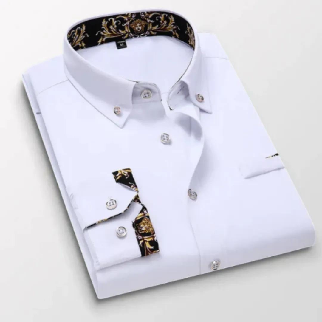 Men's Casual Button Down Designer Shirt | Short Sleeve