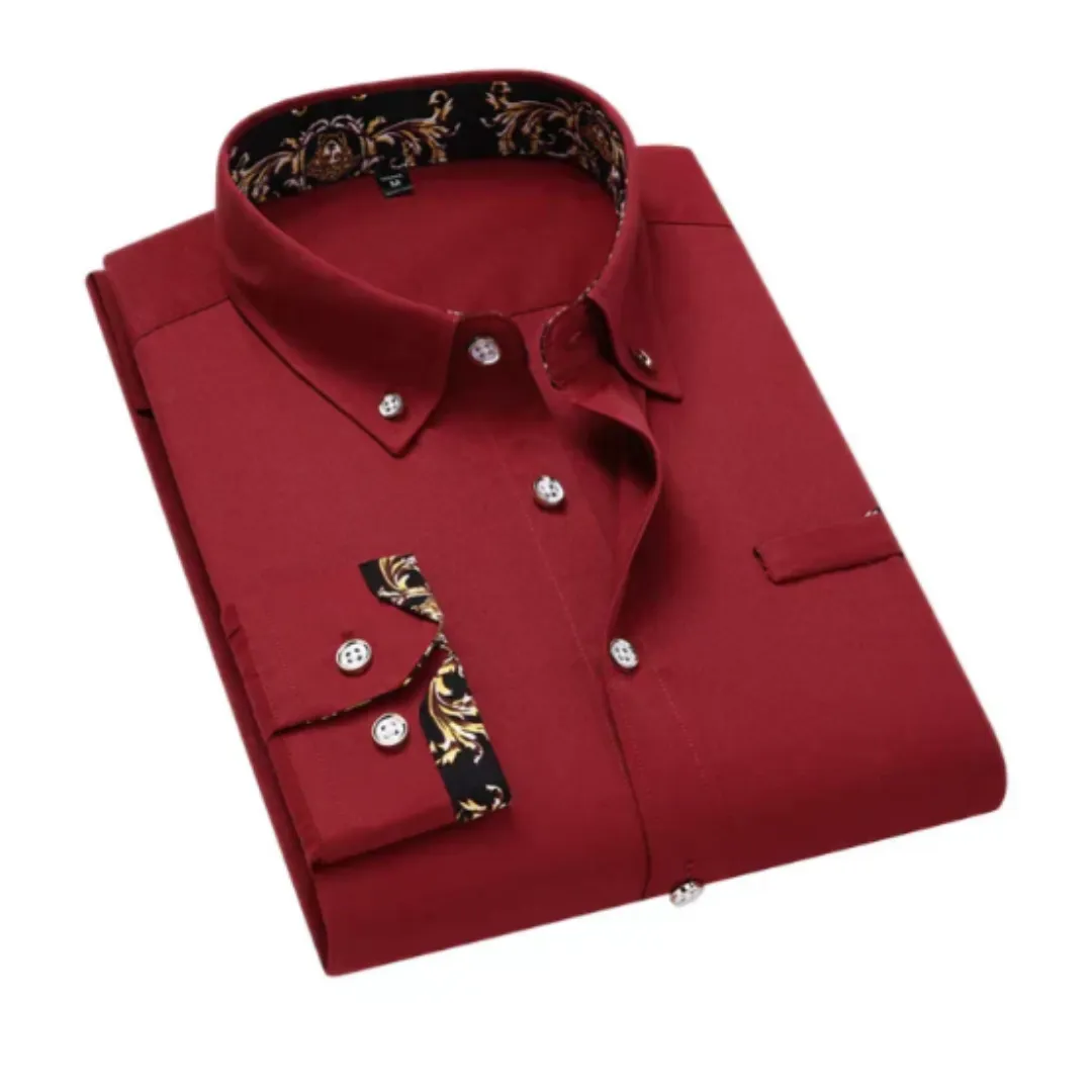 Men's Casual Button Down Designer Shirt | Short Sleeve