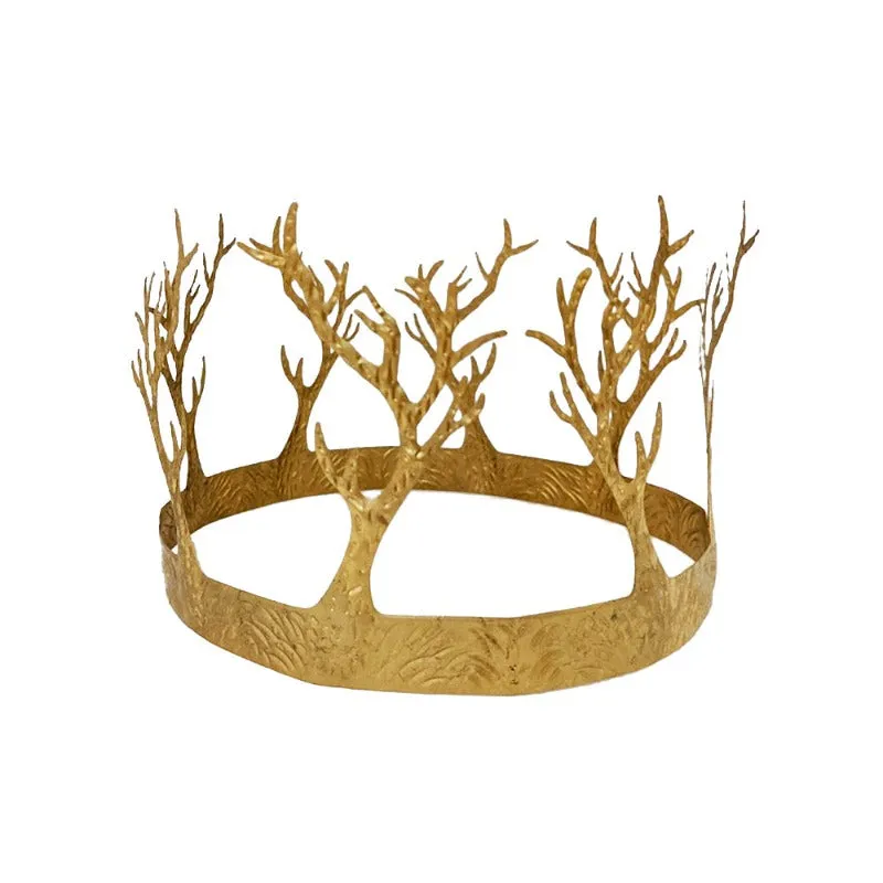 Metal Fantasy Forest Crown