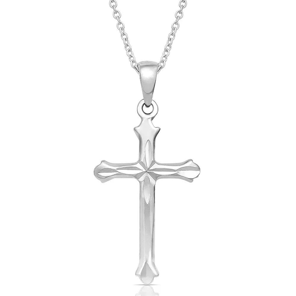 Montana Silversmith Delicate Cuts Cross Necklace