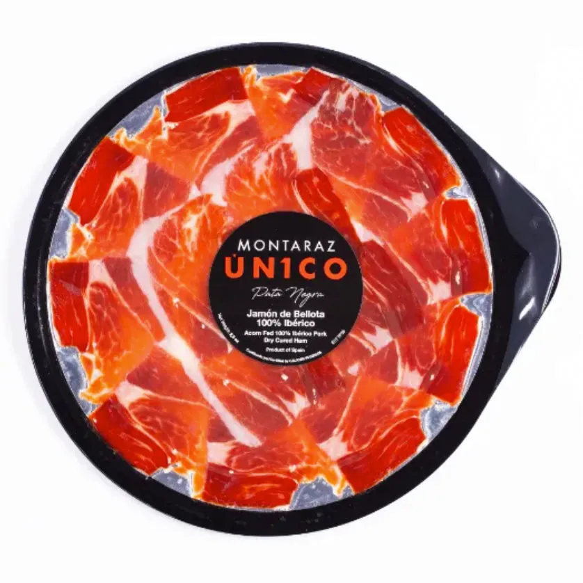 Montaraz Sliced - Platter Jamon de Bellota 100% Ibérico Dry-Cured Ham - EEUU069