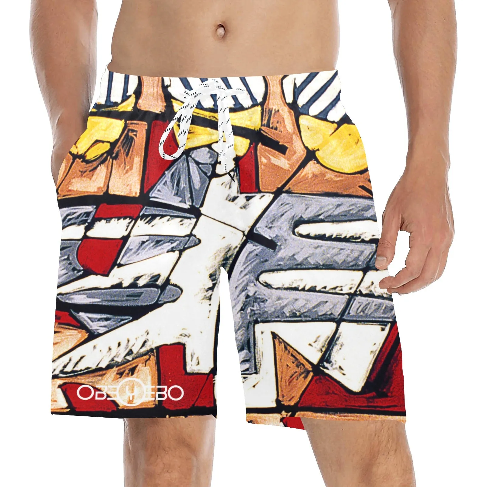 Nassau, a Good Friday Men's Mid-Length Beach Shorts