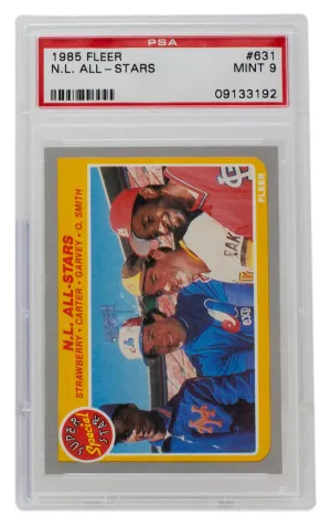 National League All Stars 1985 Topps #631 Baseball Card PSA/DNA Mint 9