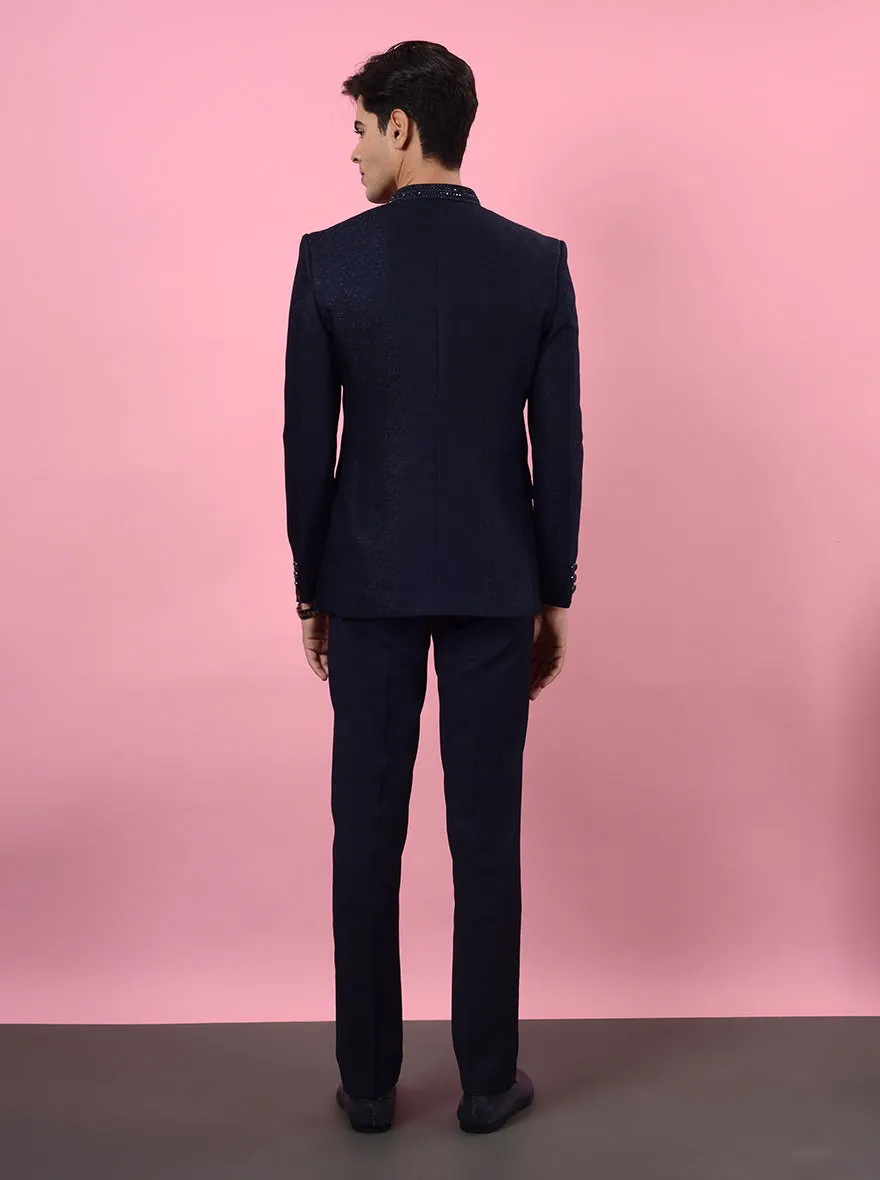Navy Blue Jodhpuri Suit | JadeBlue