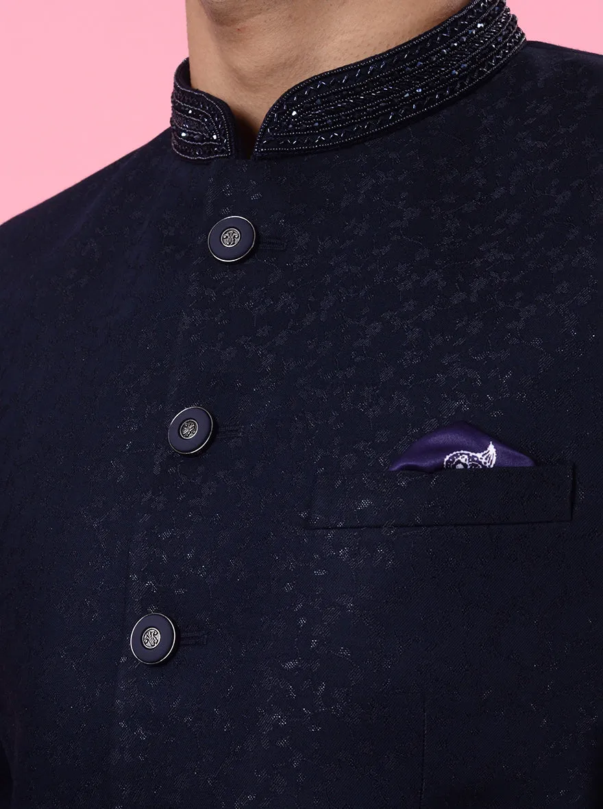 Navy Blue Jodhpuri Suit | JadeBlue