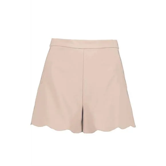 NEW BISHOP   YOUNG scallop edge short in divine