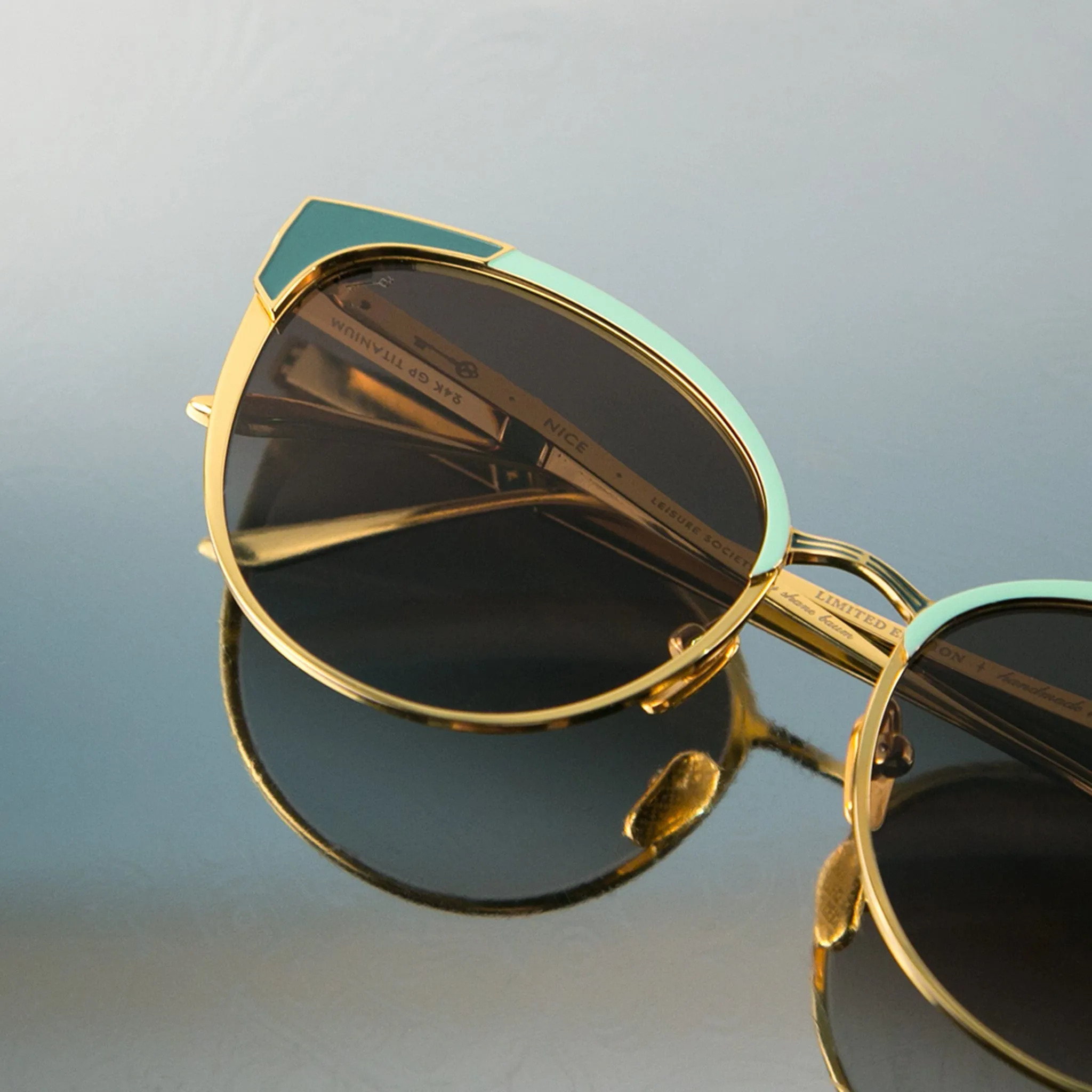 Nice in 24K Gold / Seafoam (The Vault)