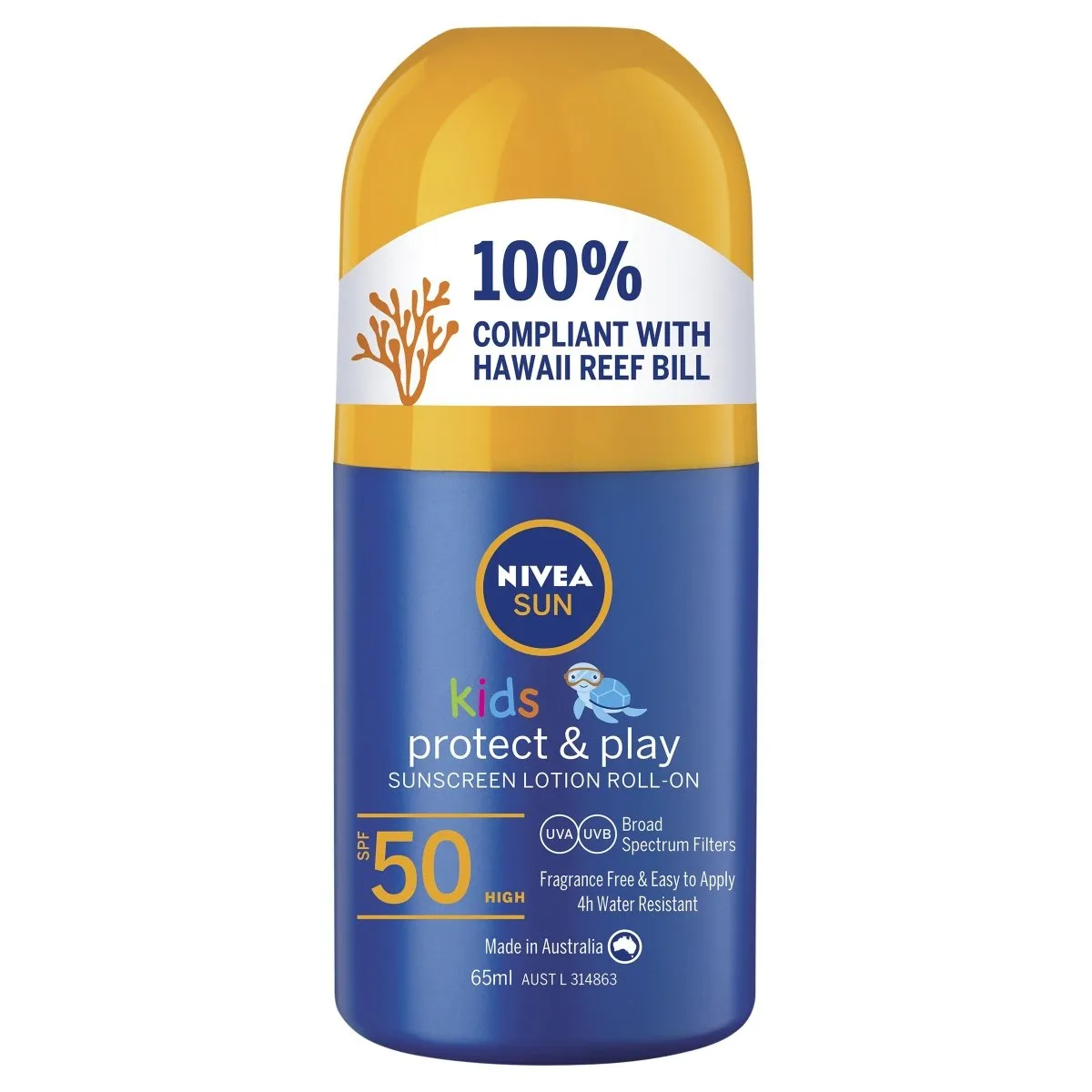 Nivea Sun SPF50  Kids Roll On 65mL