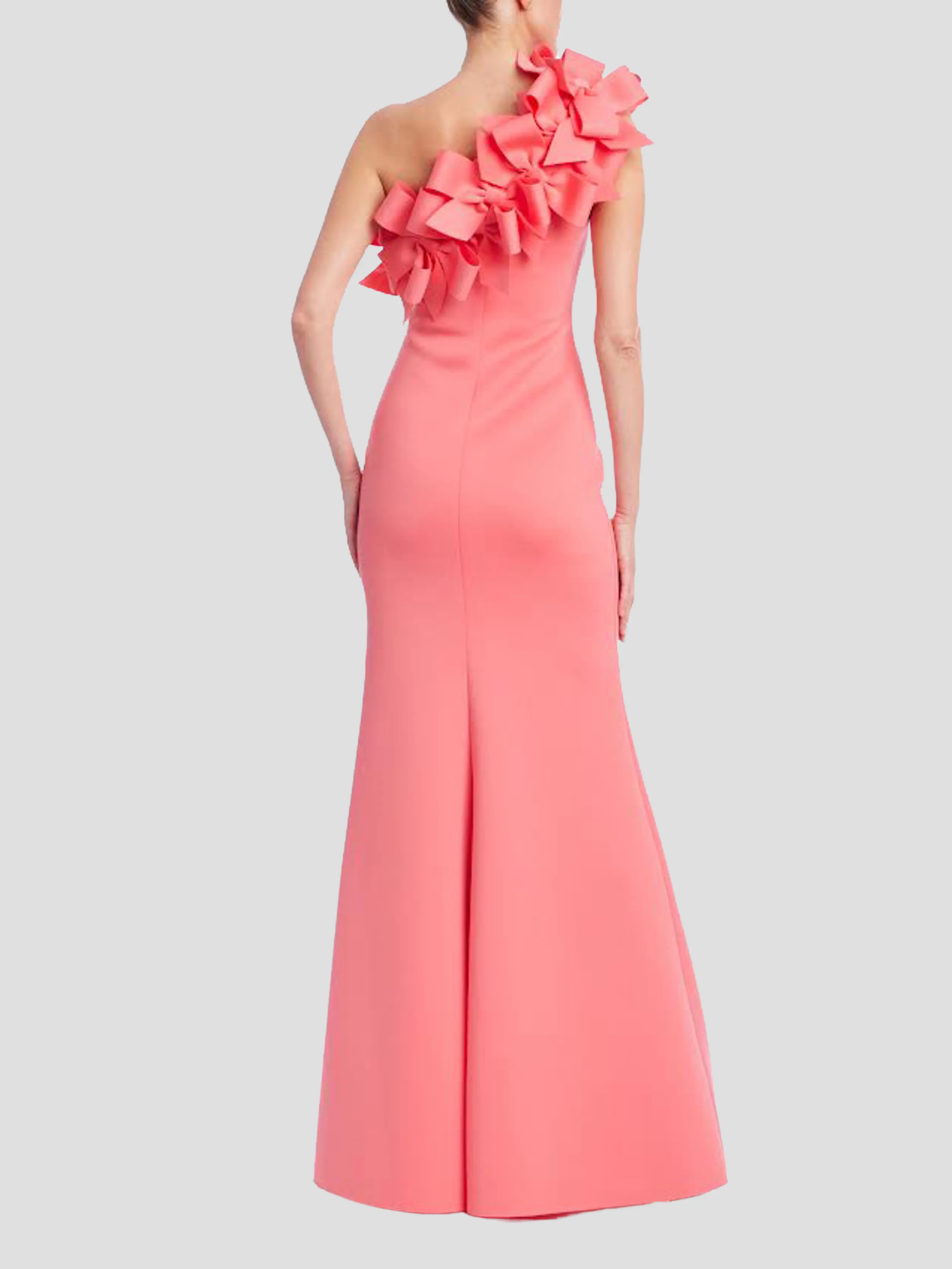 One Shoulder 3D Bow Dress