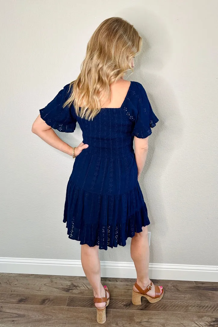 Out On The Town Tiered Mini Dress