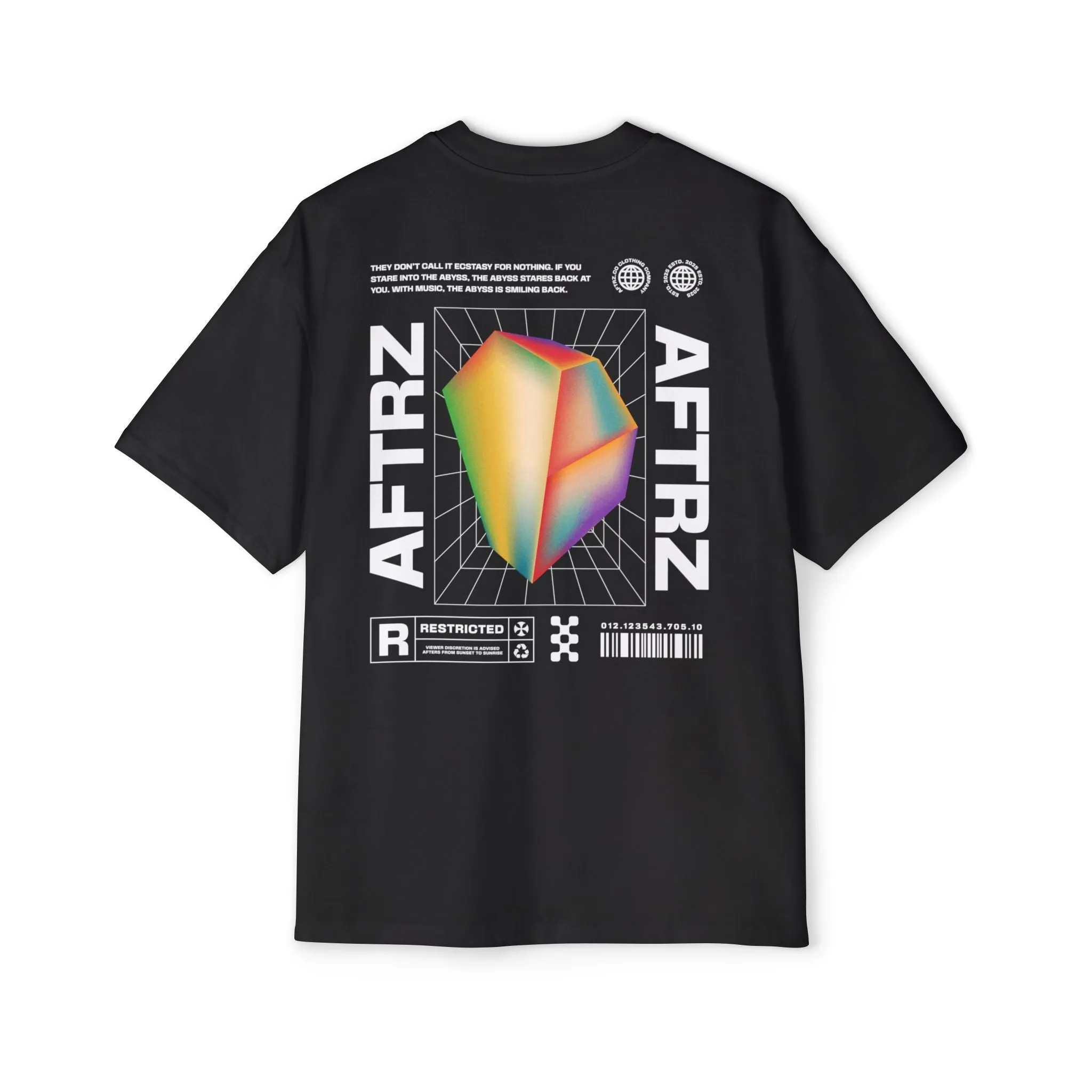 Oversized Ecstasy Abyss Premium Drop Shoulder Short Sleeve T-Shirt
