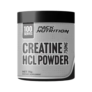 PACK NUTRITION CREATINE HCL POWDER 100 SERVE - DATED 14 FEB 25