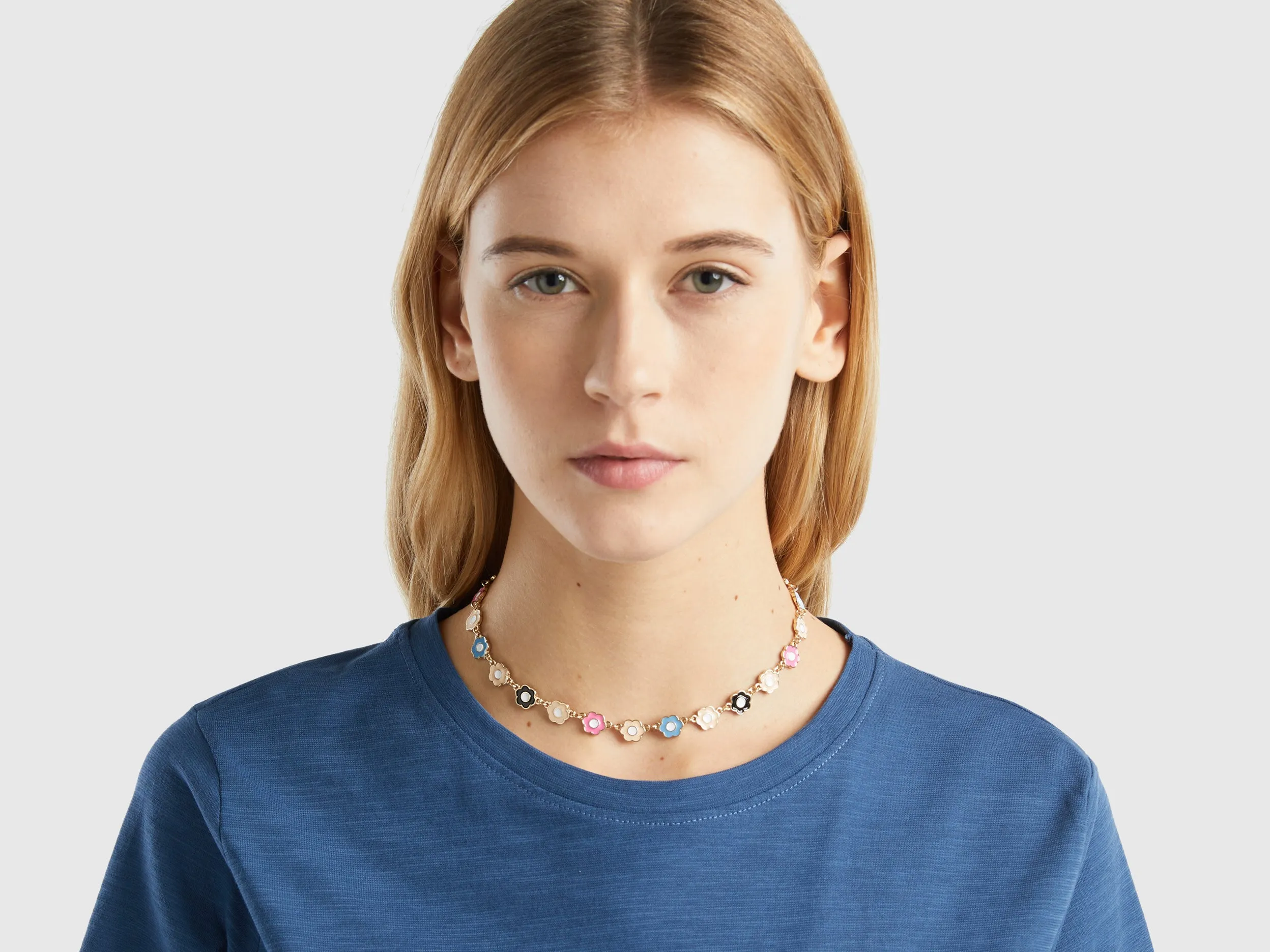 Patterned Lobster Clasp Necklace