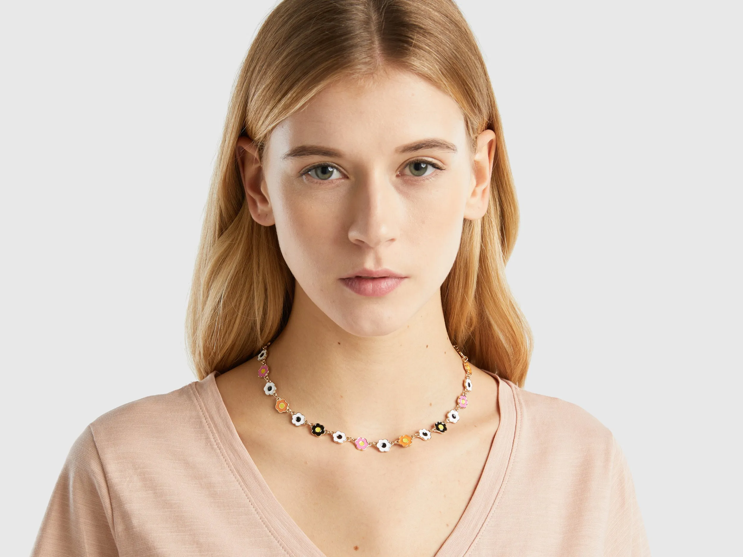 Patterned Lobster Clasp Necklace