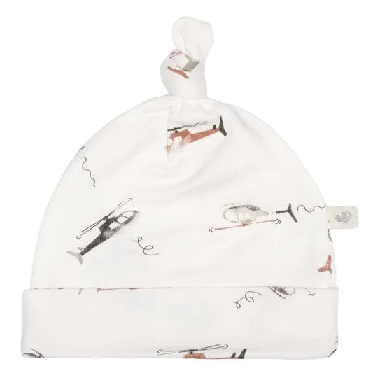 Perlimpinpin Bamboo Knot Hat - Helicopters