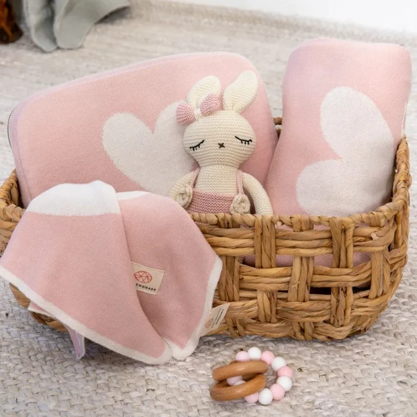 Pink/Ivory Baby Gift Set
