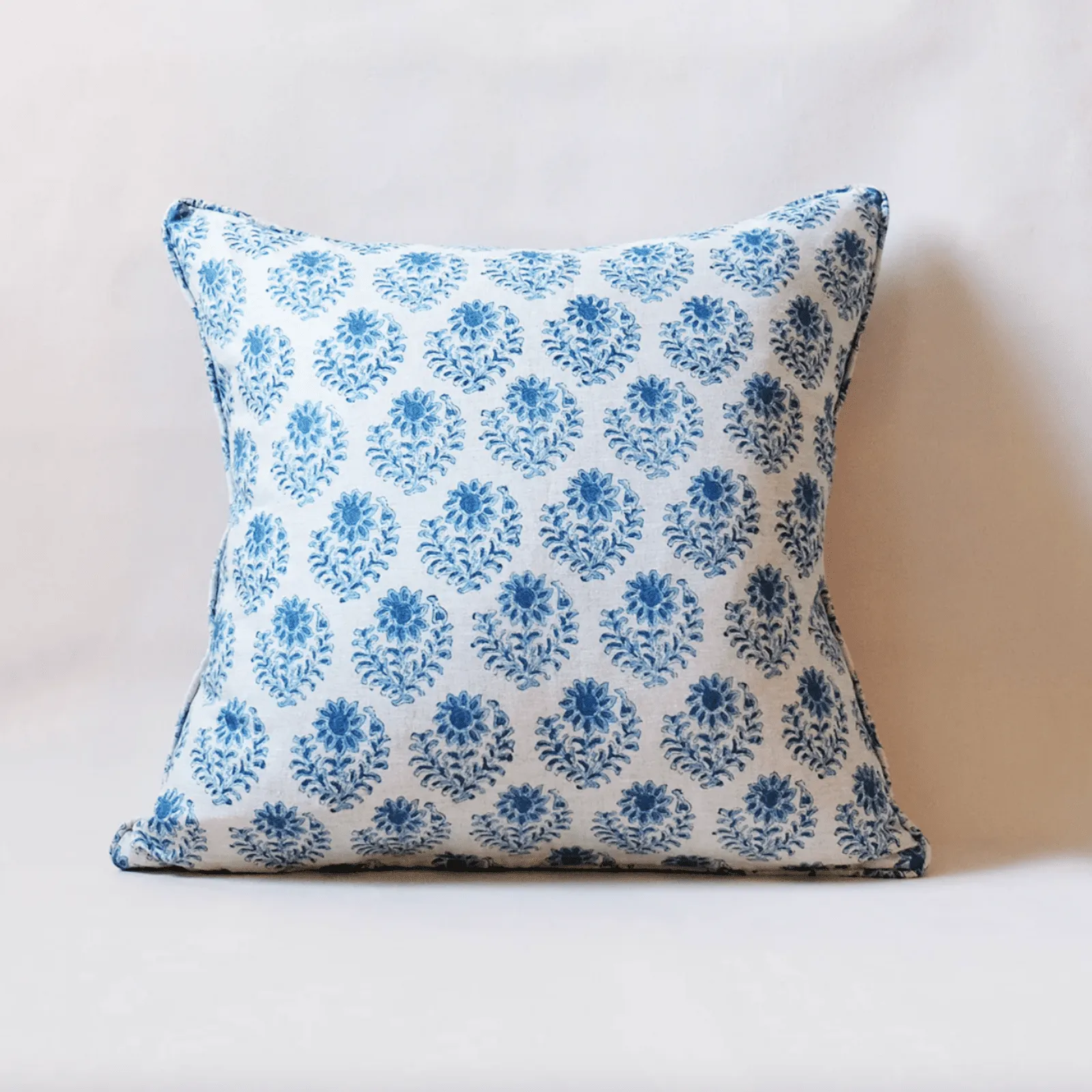 Pondicherry Riviera Block Print Pillow