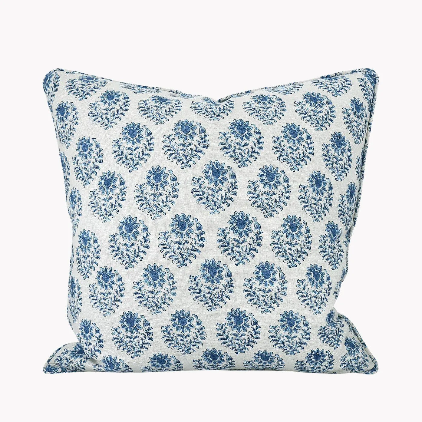 Pondicherry Riviera Block Print Pillow