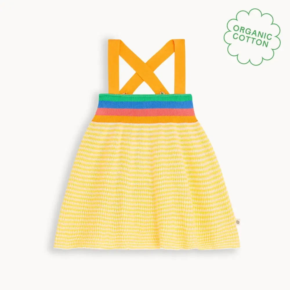 Poole - Yellow Knitted Sun Dress