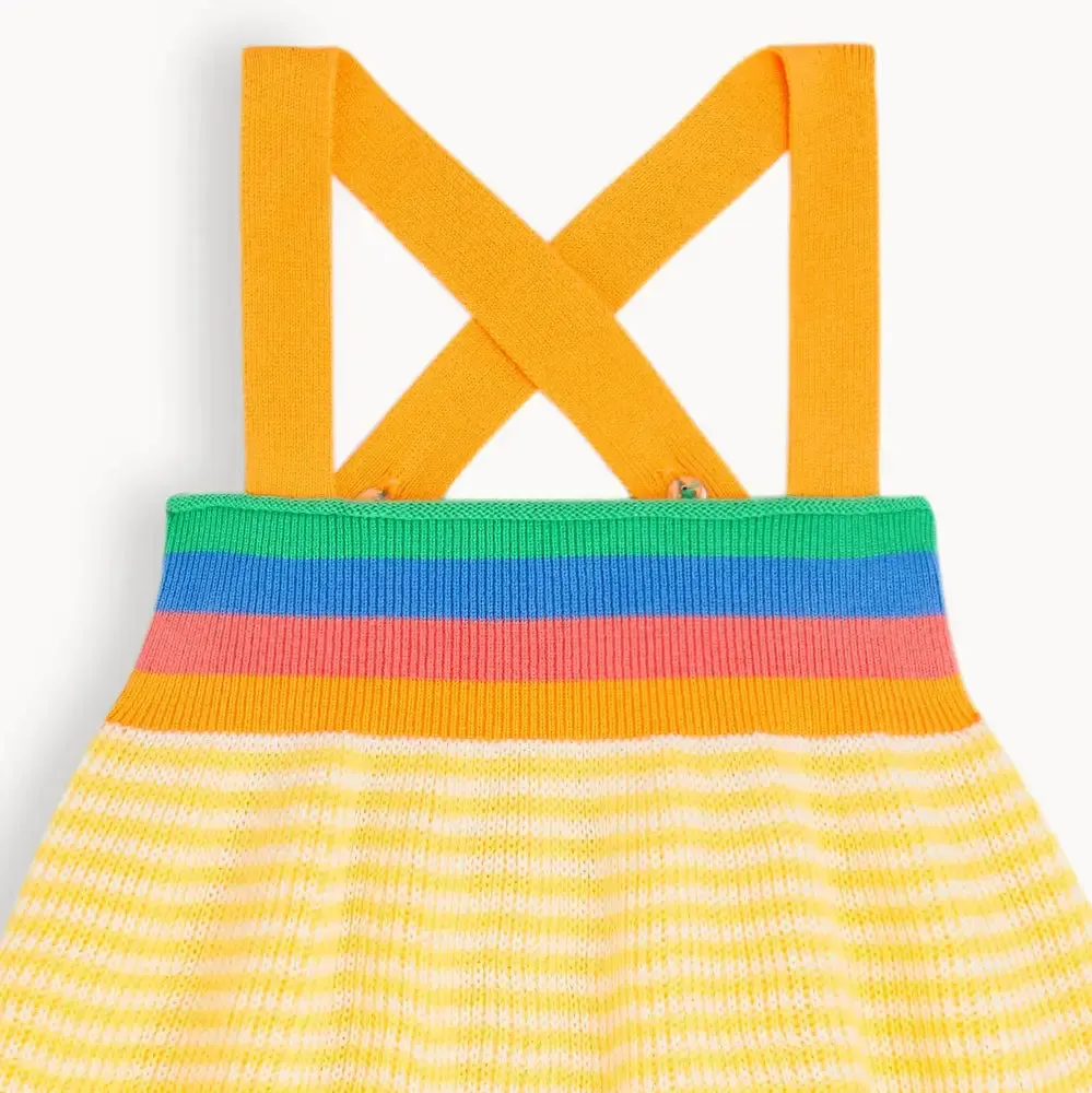Poole - Yellow Knitted Sun Dress