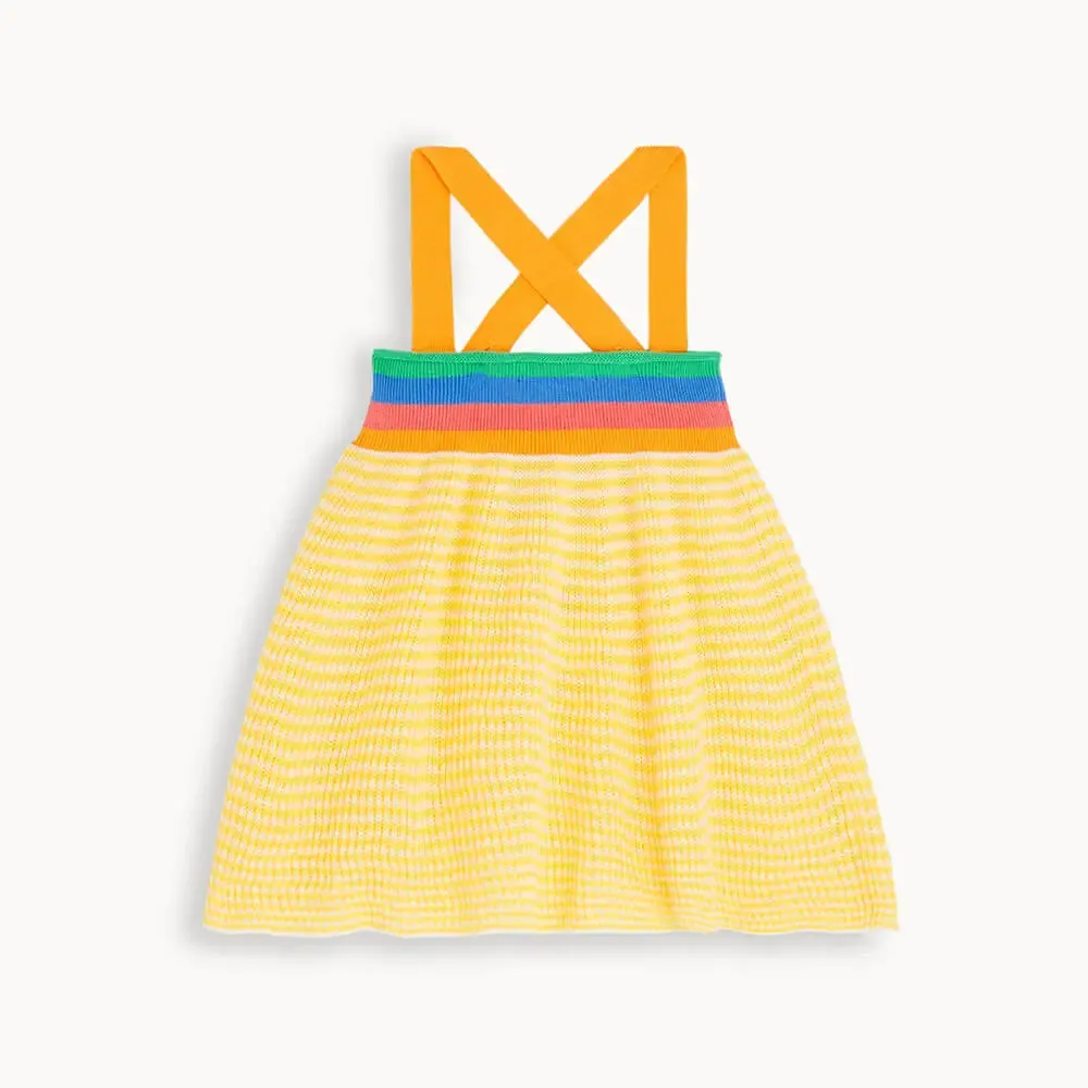 Poole - Yellow Knitted Sun Dress