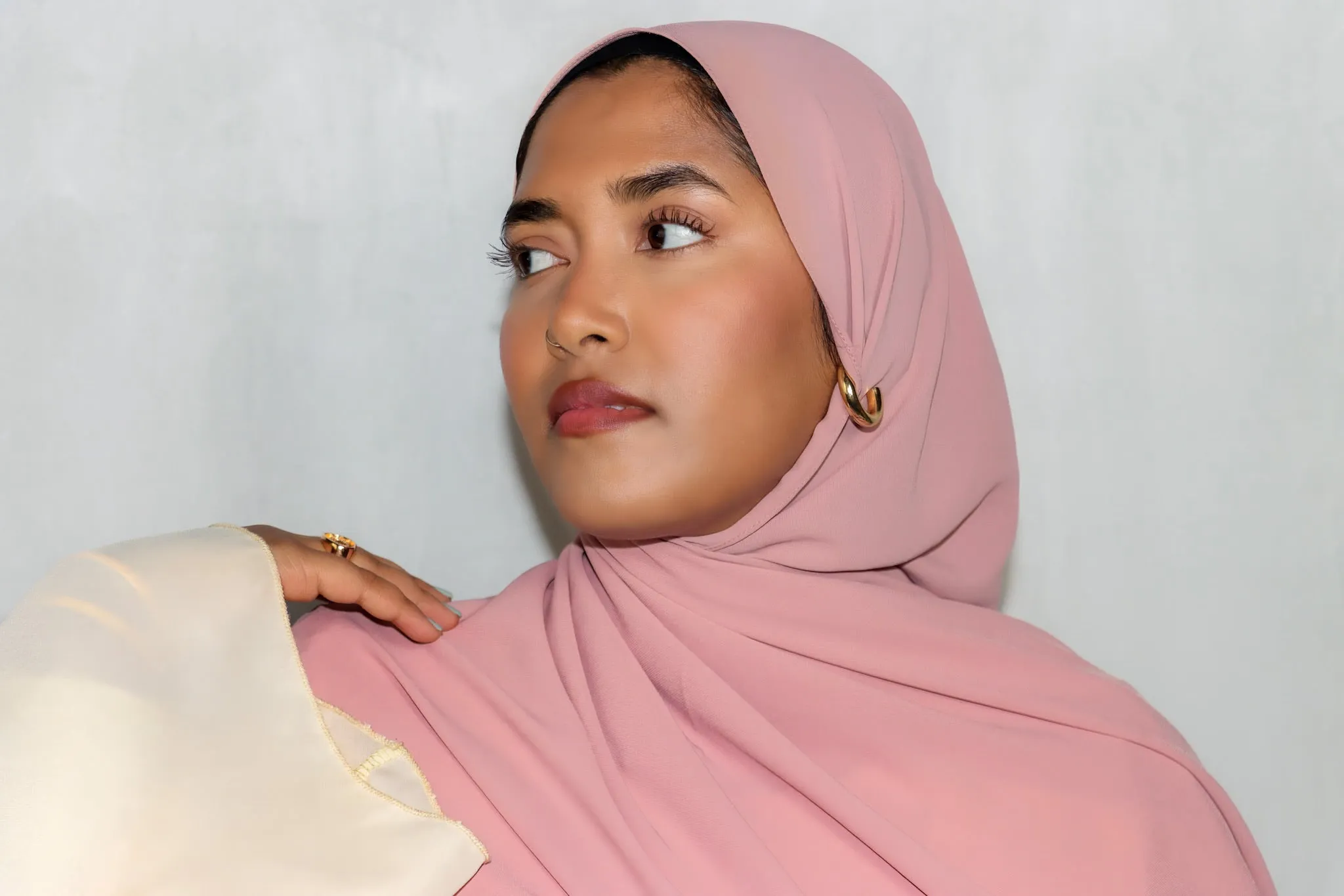 Premium Chiffon Dusty Pink Hijab