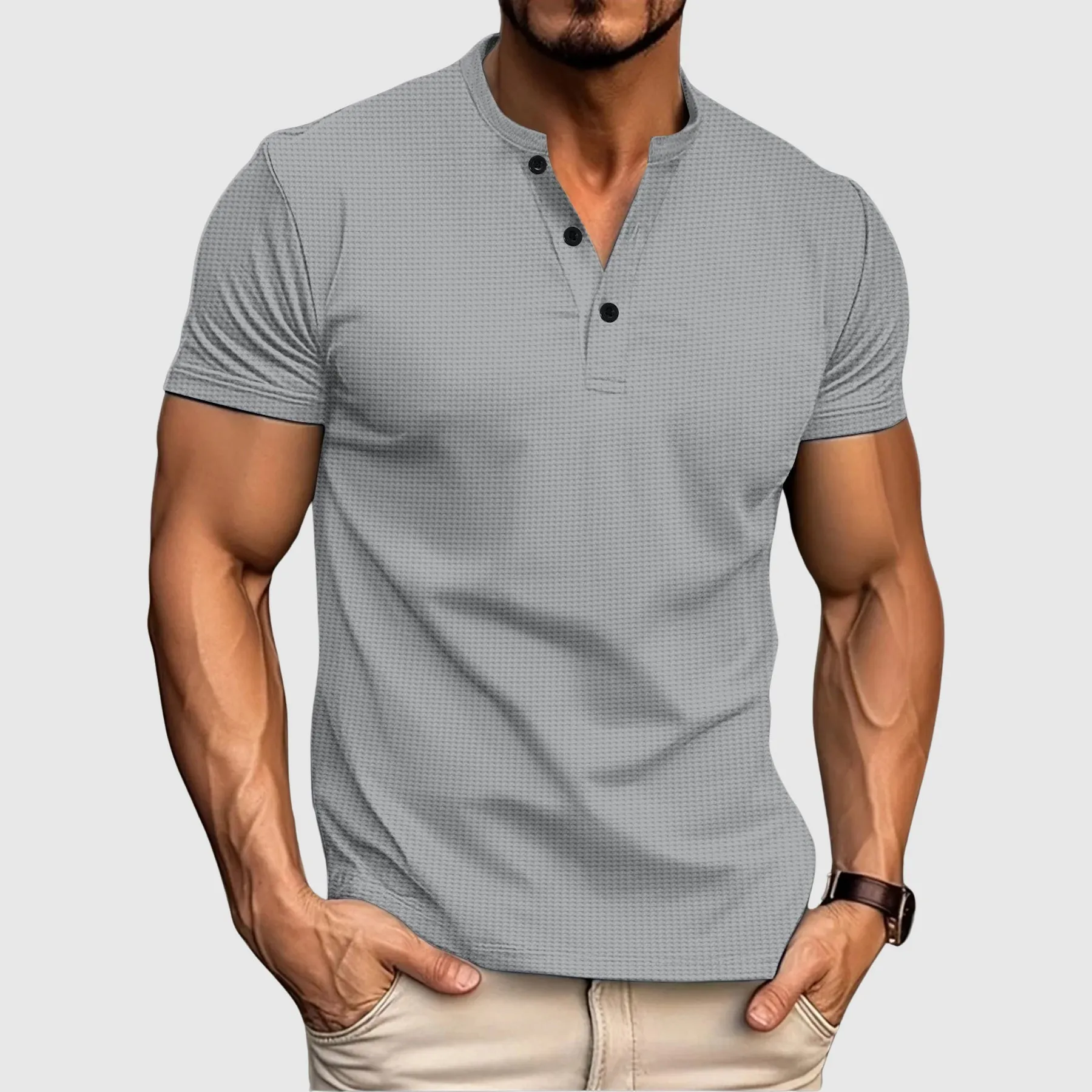 Prescott Tailors Casual Henley Shirt