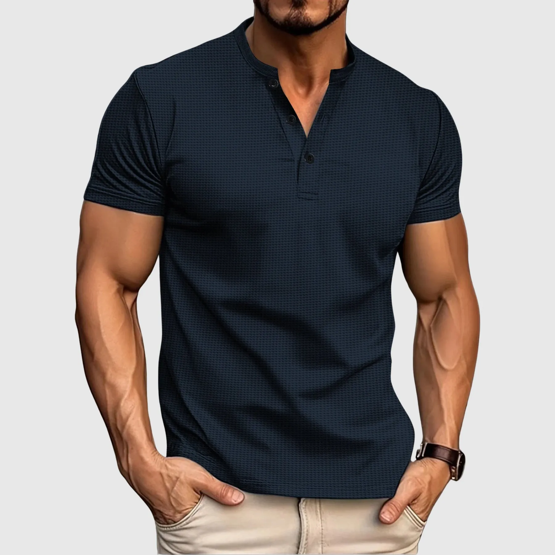 Prescott Tailors Casual Henley Shirt