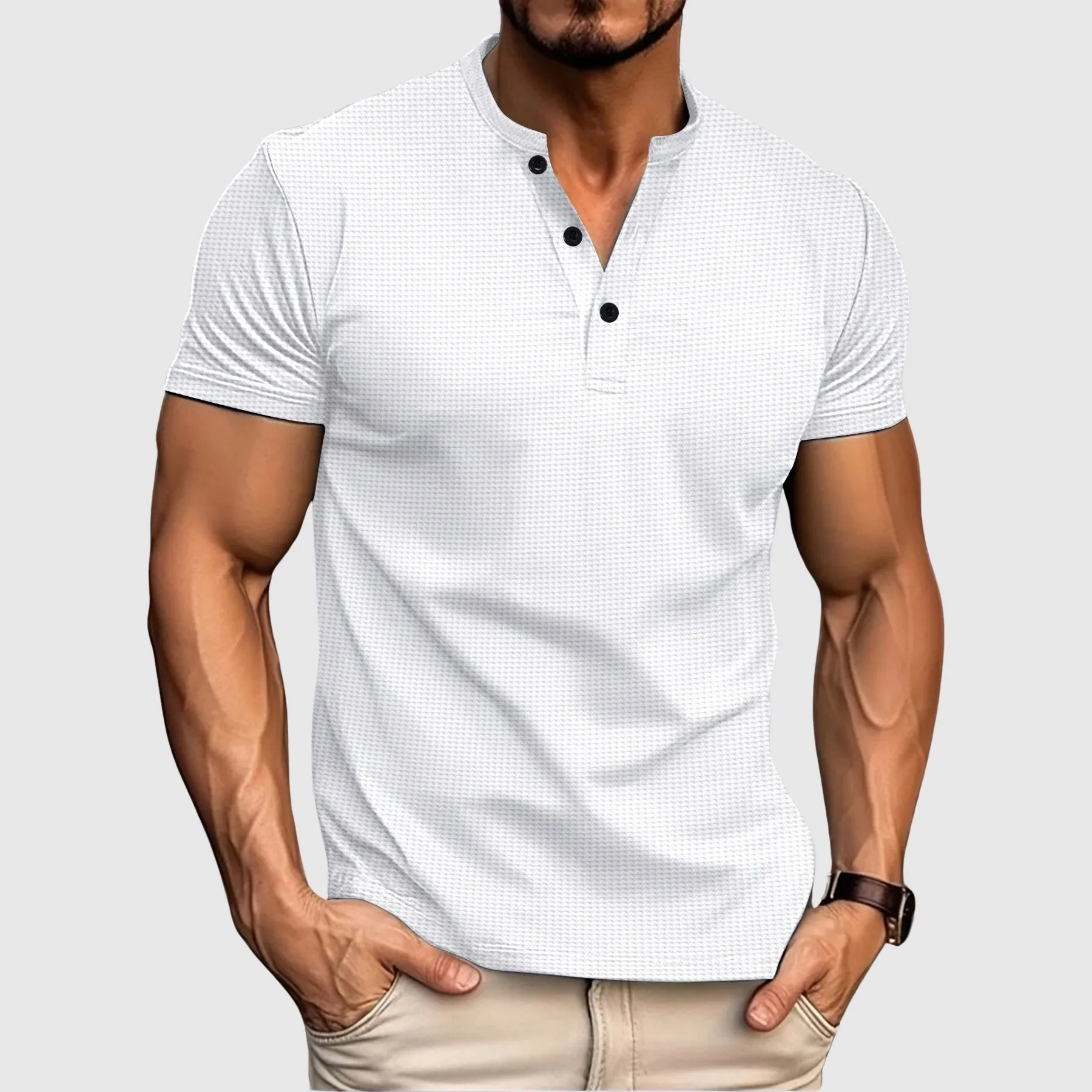 Prescott Tailors Casual Henley Shirt