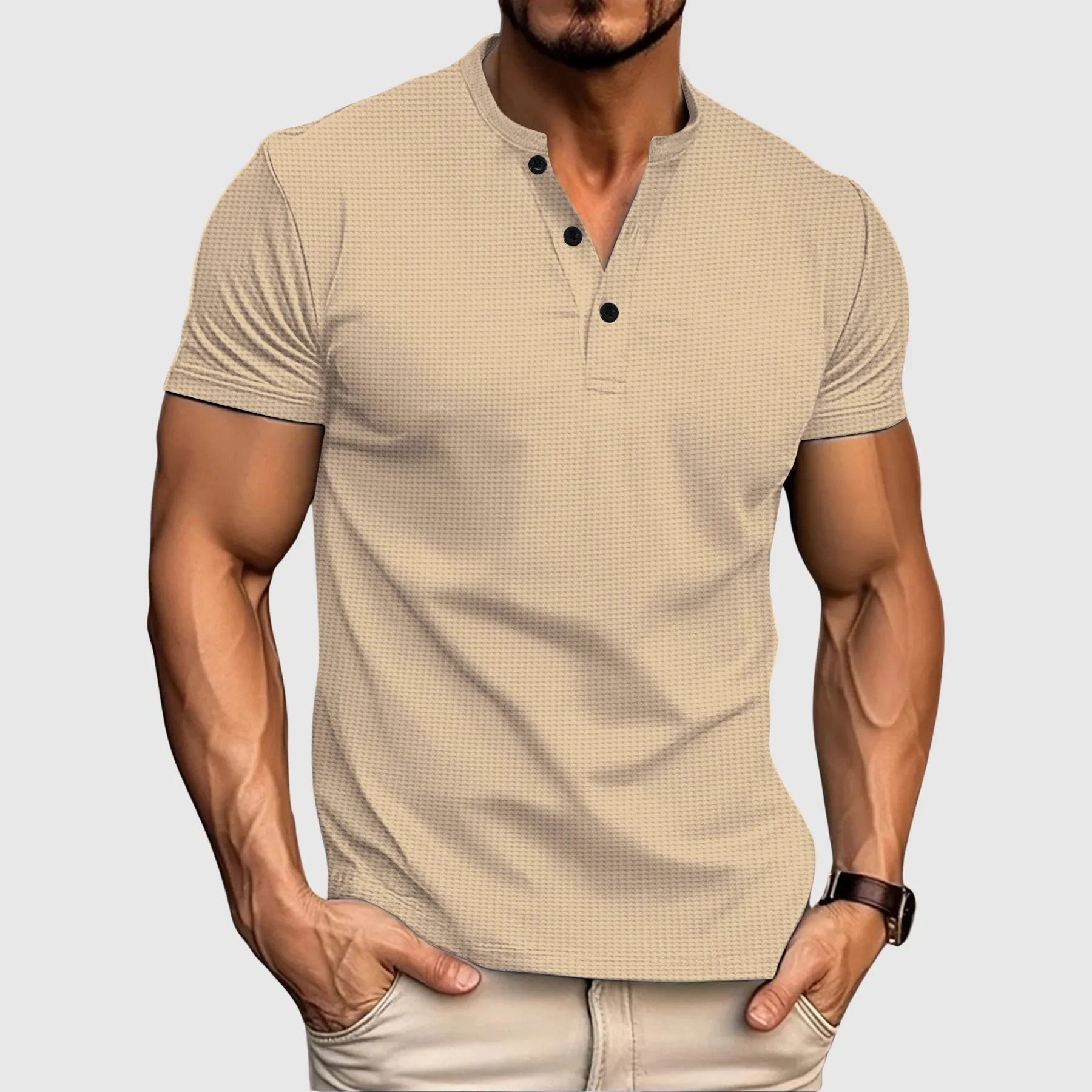 Prescott Tailors Casual Henley Shirt